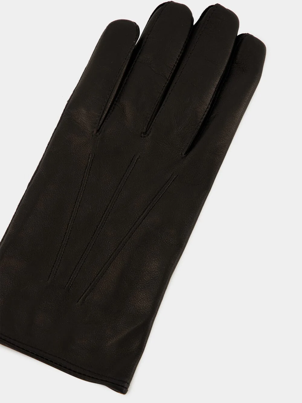 Black Nappa Leather Light Gloves - Image 4