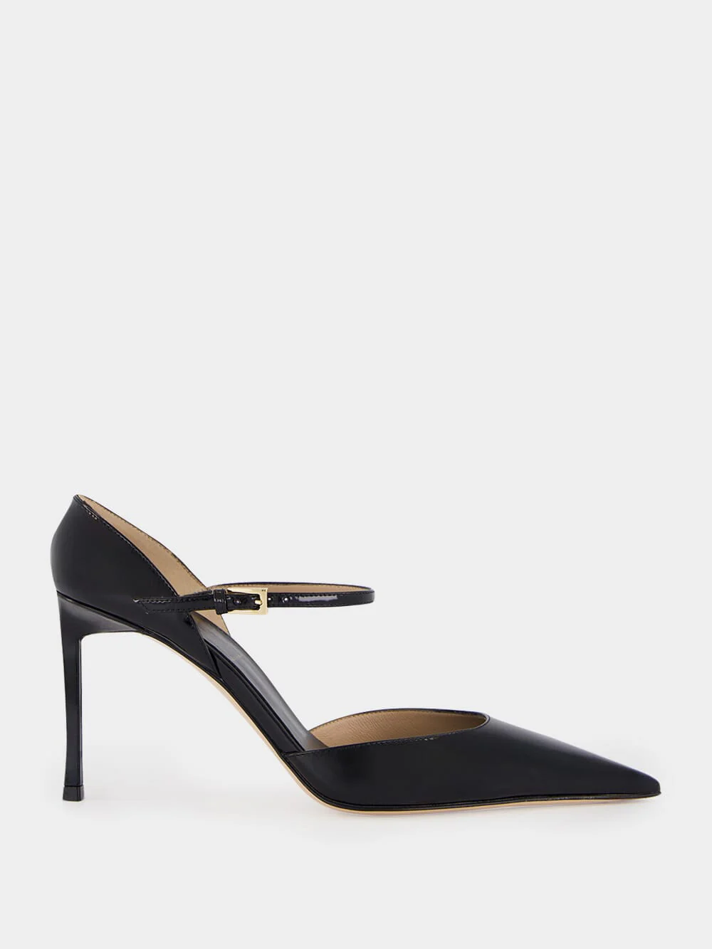 Black Patent Leather Vertigo Pump
