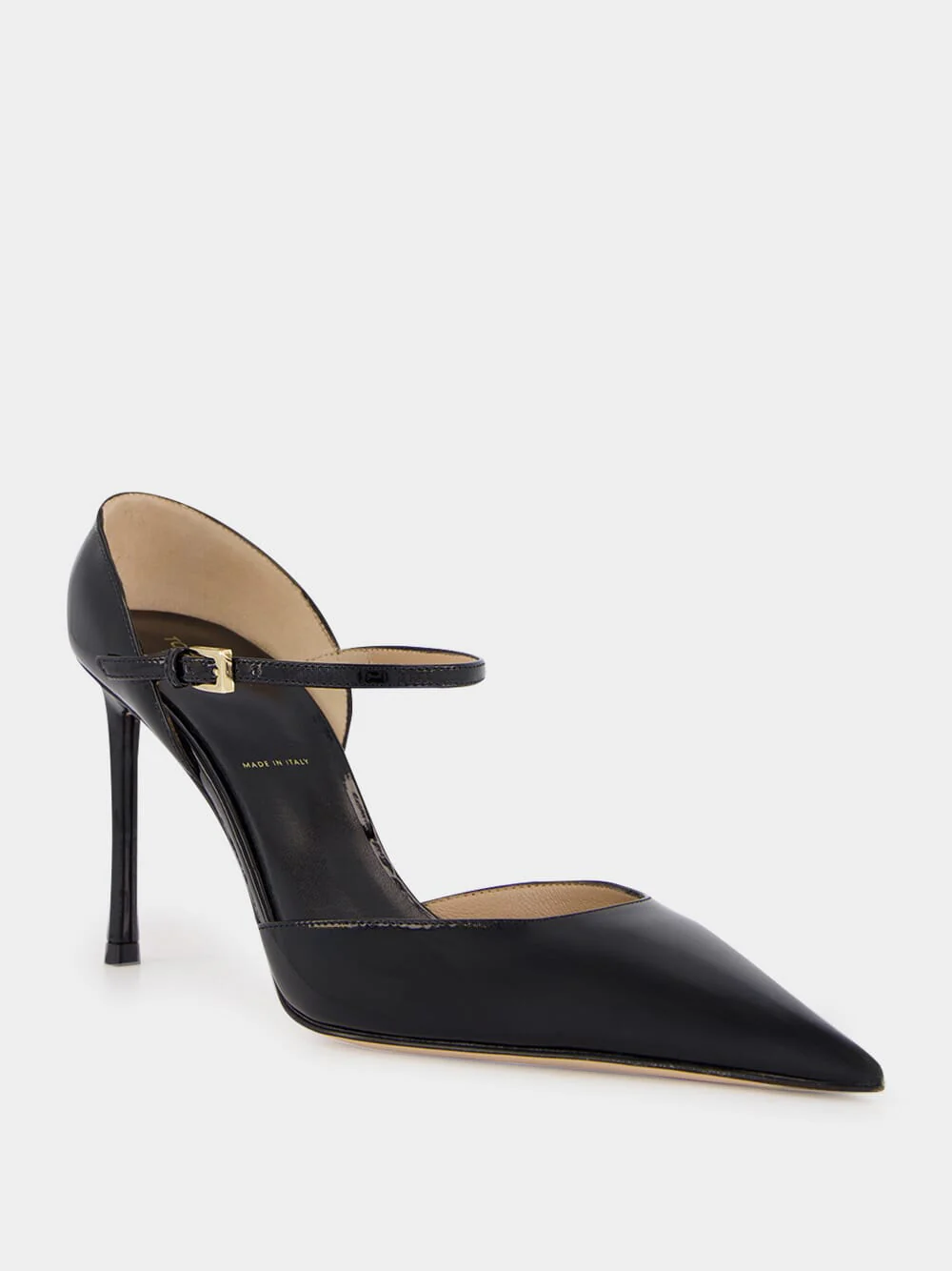 Black Patent Leather Vertigo Pump - Image 2