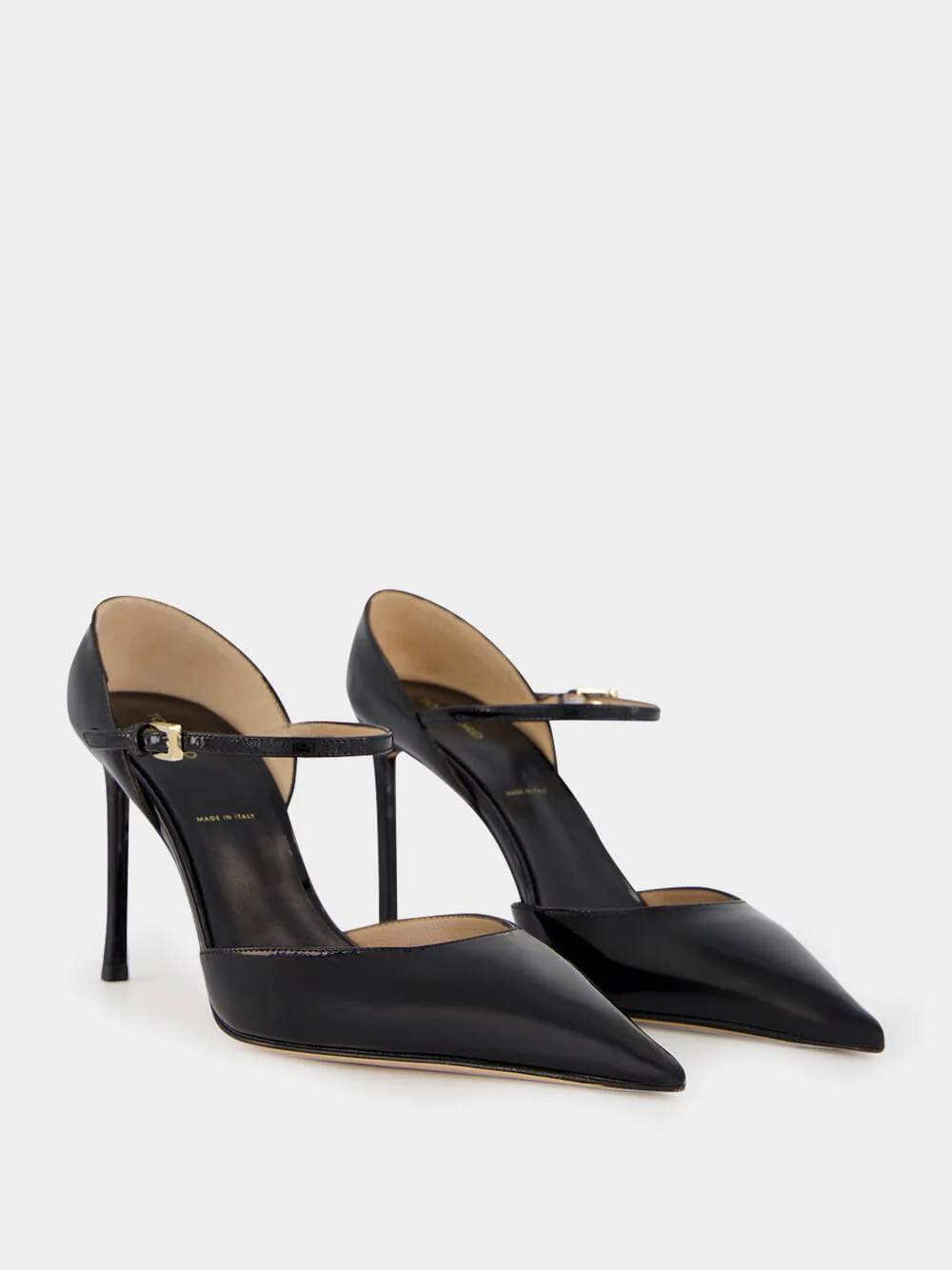 Black Patent Leather Vertigo Pump - Image 3