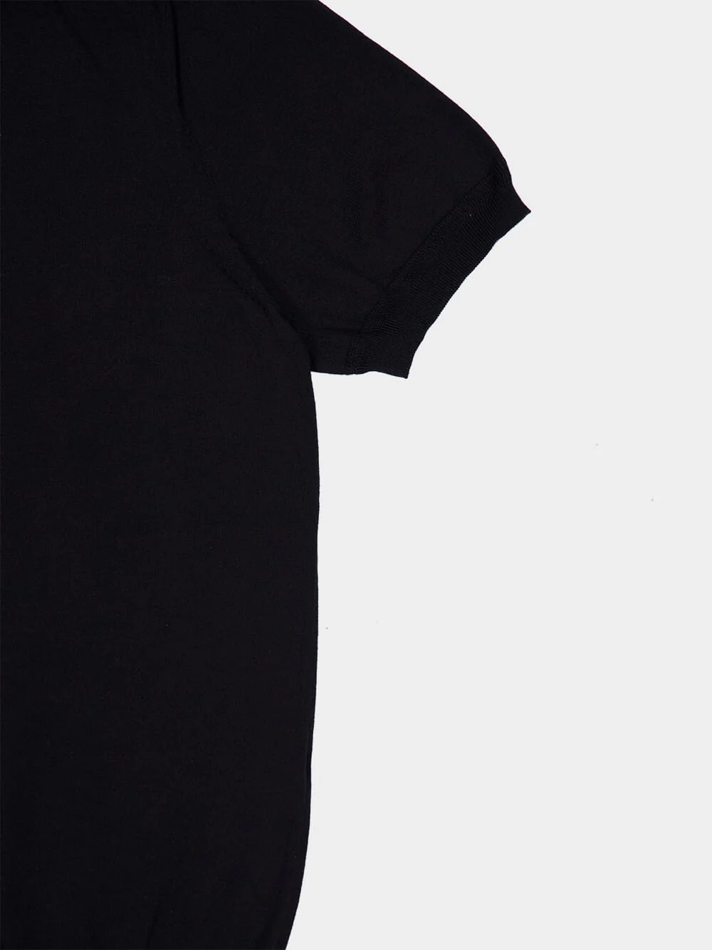 Black Pure Cotton Crew Neck T-Shirt - Image 4