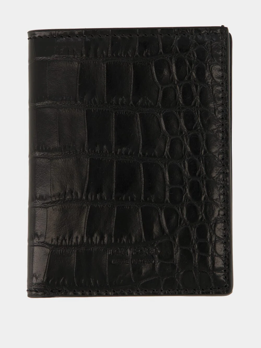 Black Slim Leather Card Case