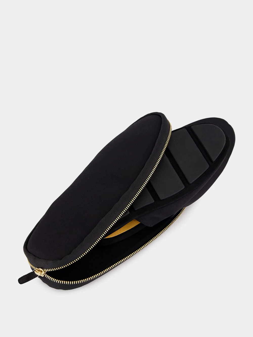 Black Suede Slippers with TF Embroidery - Image 7