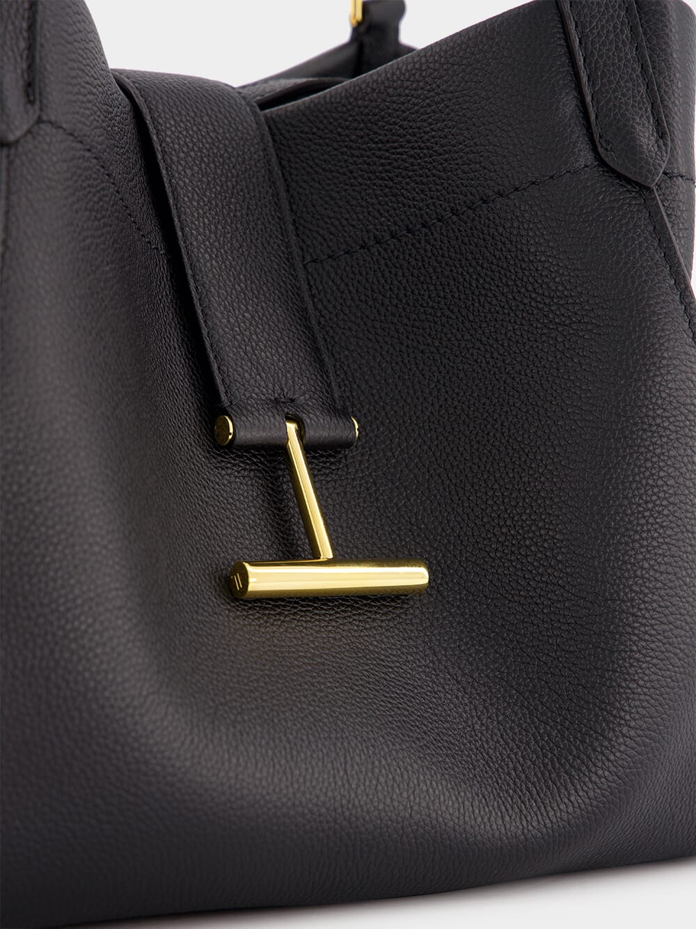 Tara Medium Grain Leather Tote - Image 6