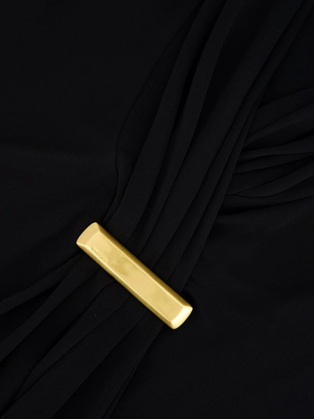 Black V-Neck Long Sleeve Cocktail Dress - Image 5