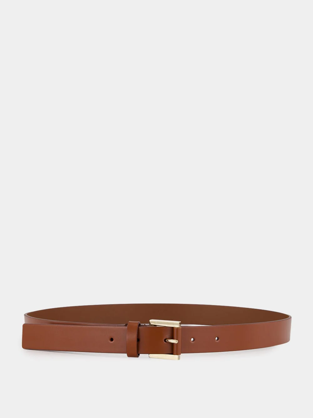 Brown Calf Leather Belt