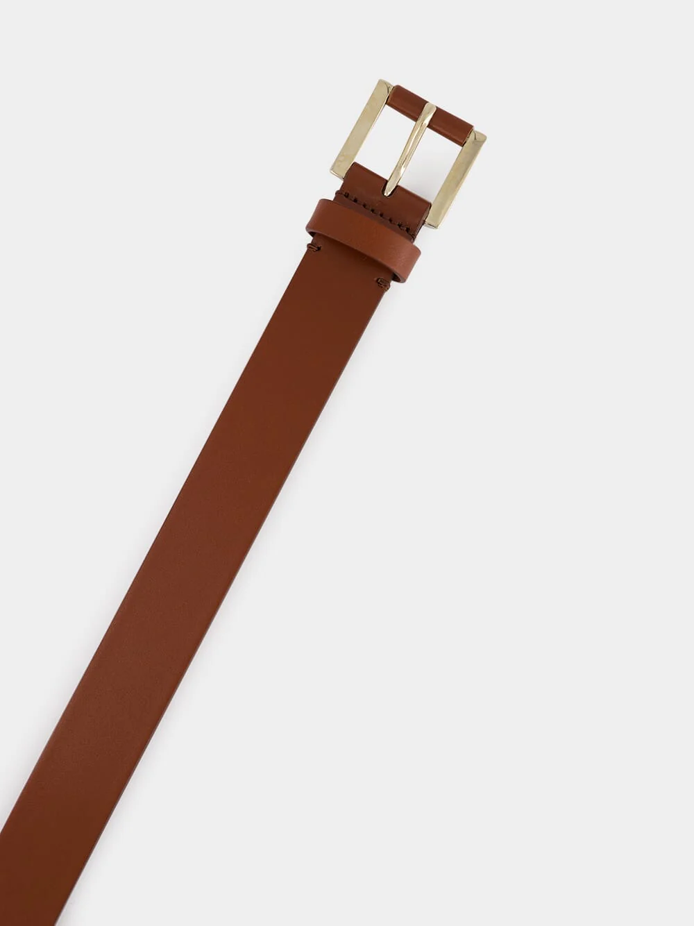 Brown Calf Leather Belt - Image 2