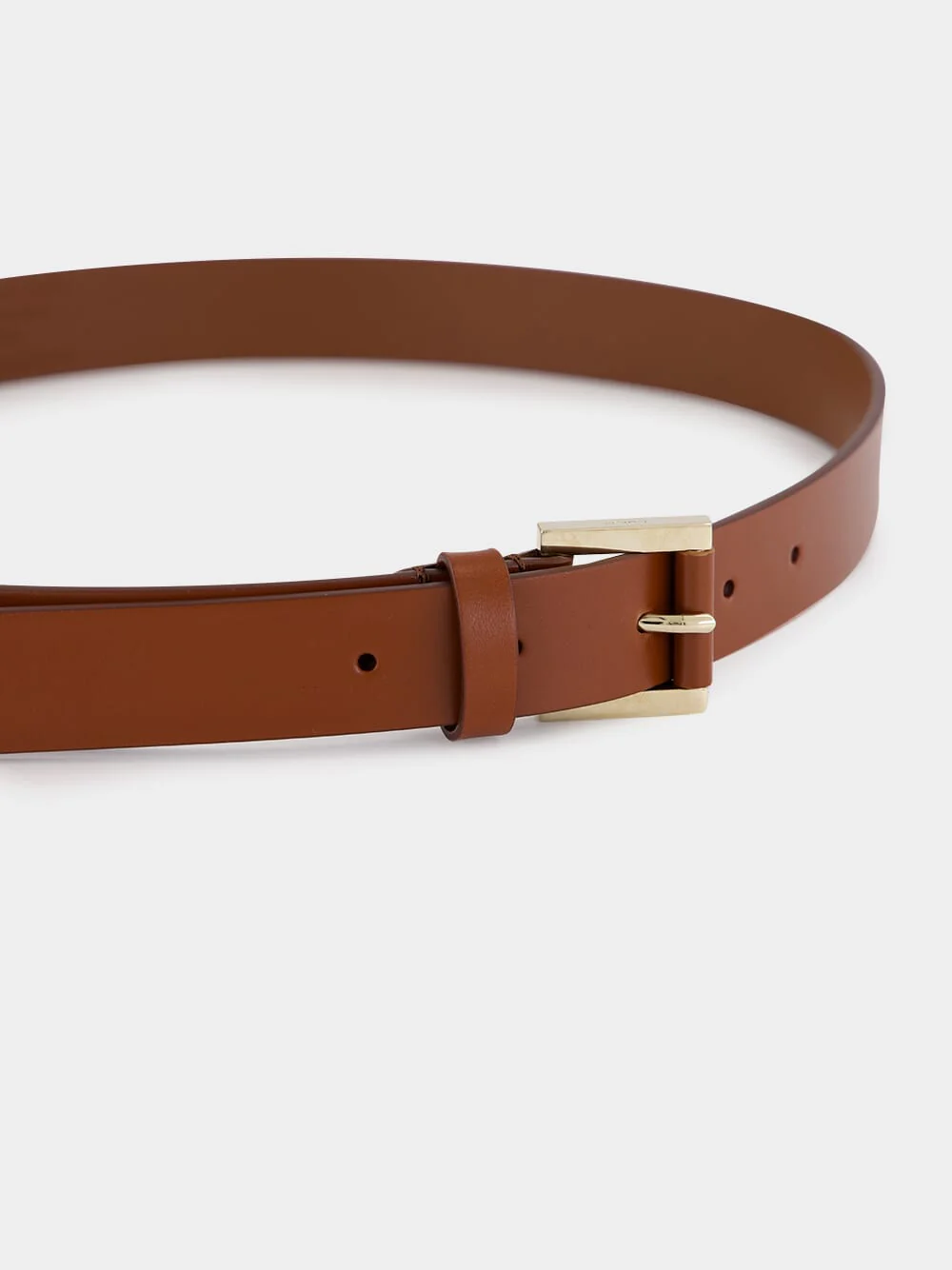Brown Calf Leather Belt - Image 3