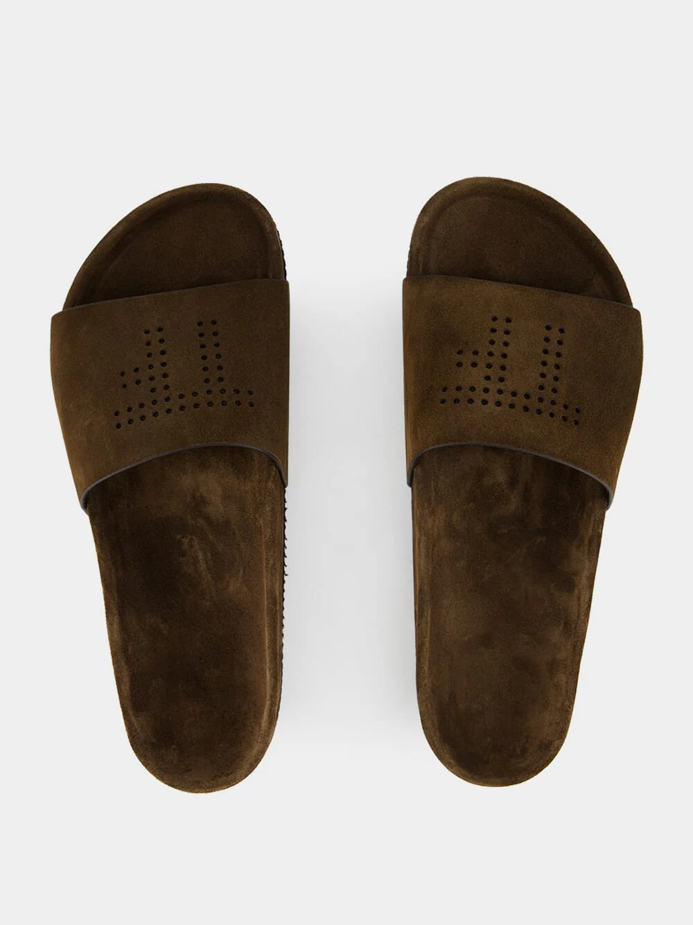 Brown Wicklow Suede Slides - Image 4