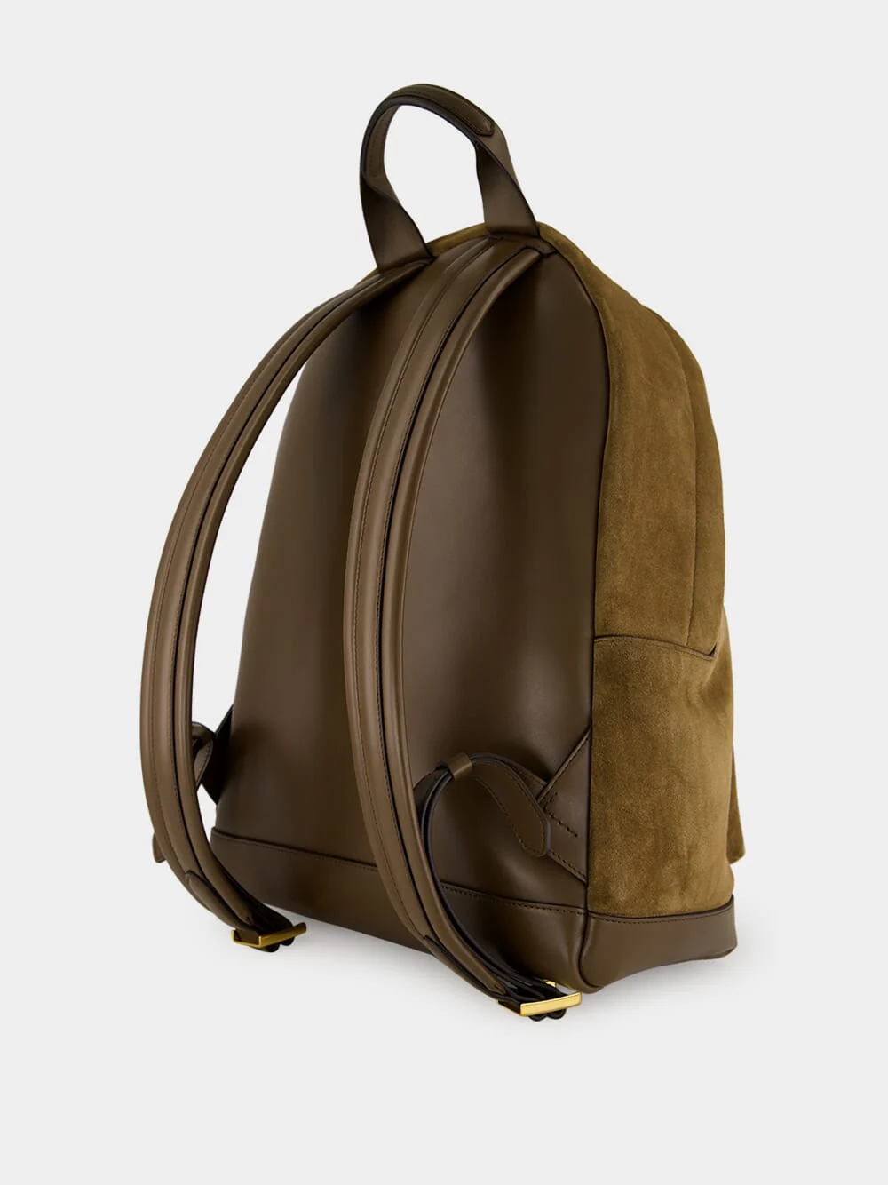 Buckley Suede Backpack in Walnut Brown - Image 4