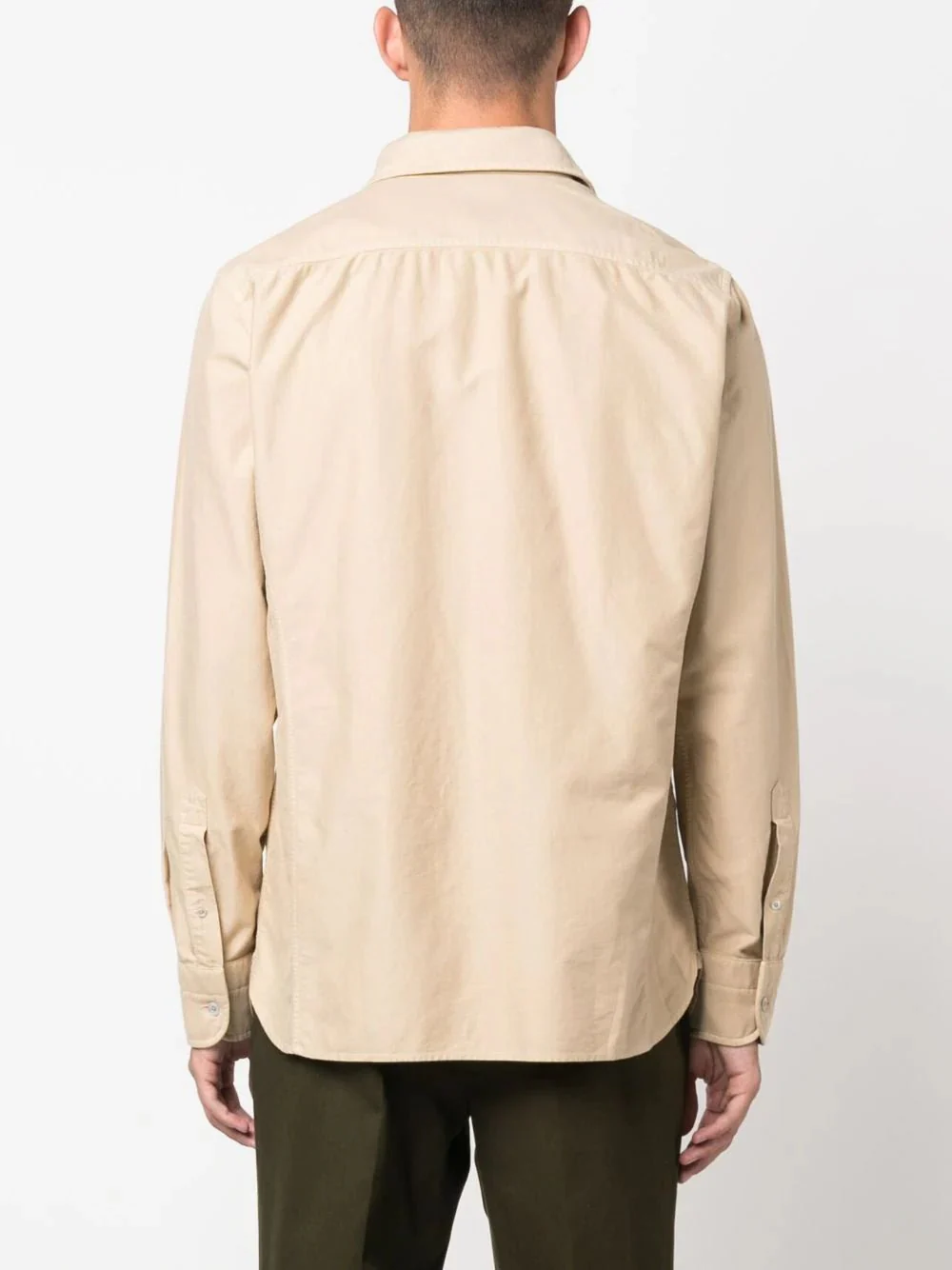 Button-Up Cotton Shirt - Image 4