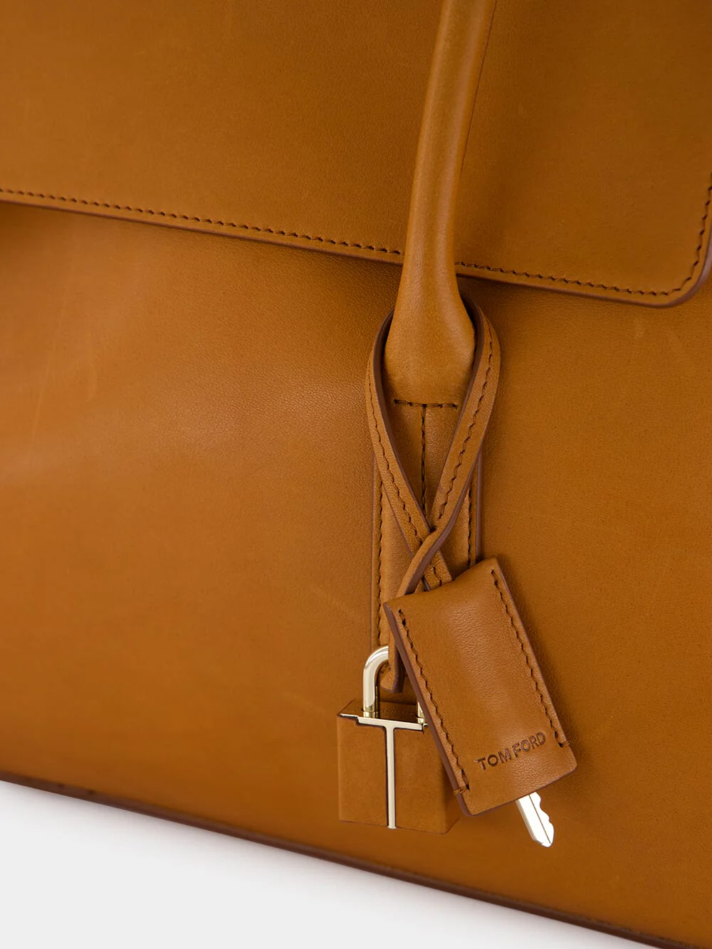 Caramel Natural Leather Eclipse Large Shoulder Bag - Image 7