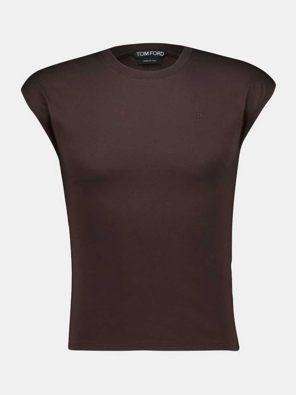 Chocolate Brown Cotton T-Shirt