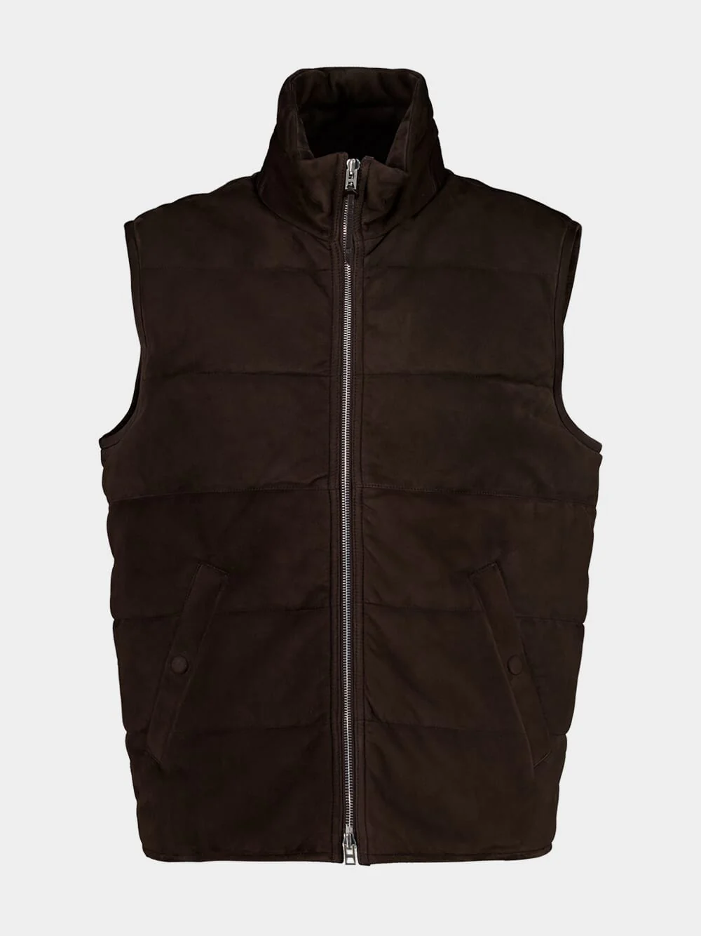 Chocolate Torte Suede Light-Fill Gilet