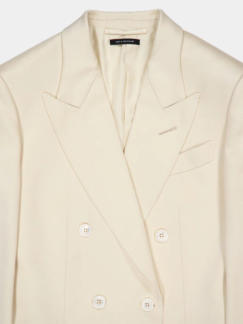 Champagne Double Breasted Jacket - Image 5
