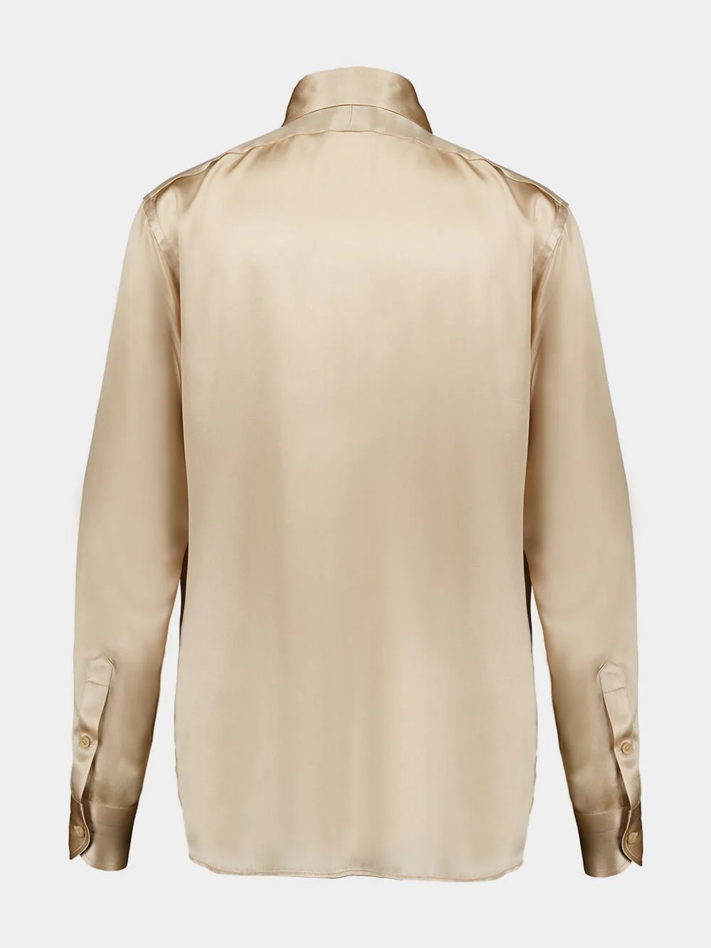 Charmeuse Silk Plissé Shirt - Image 3