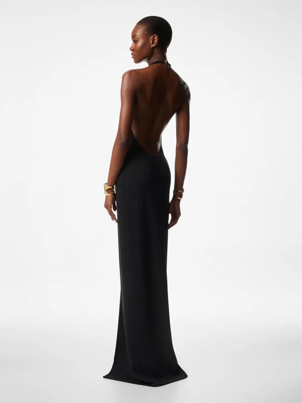 Halter Neck Sable Dress - Image 4