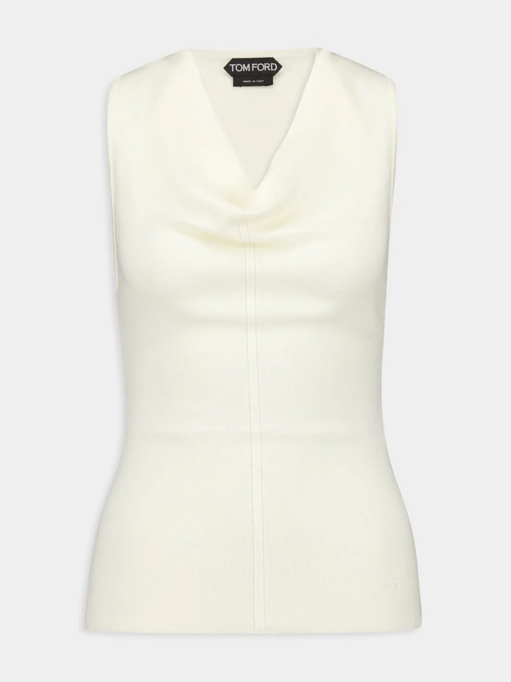Off-White Merino Wool Tank Top
