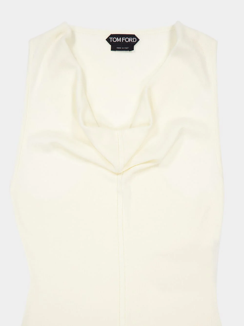 Off-White Merino Wool Tank Top - Image 3