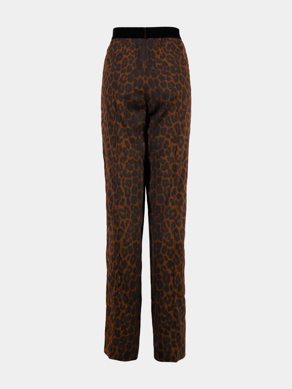 Silk Satin Leopard PJ Trousers - Image 2