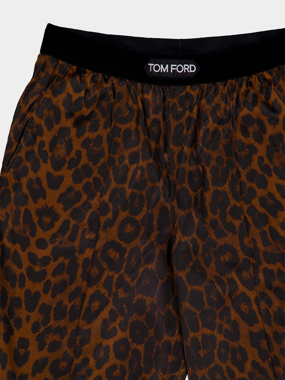 Silk Satin Leopard PJ Trousers - Image 3