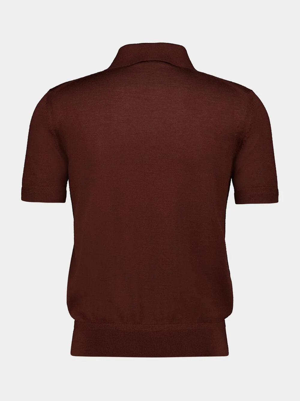 Cocoa Fine Gauge Cashmere-Silk Polo - Image 2