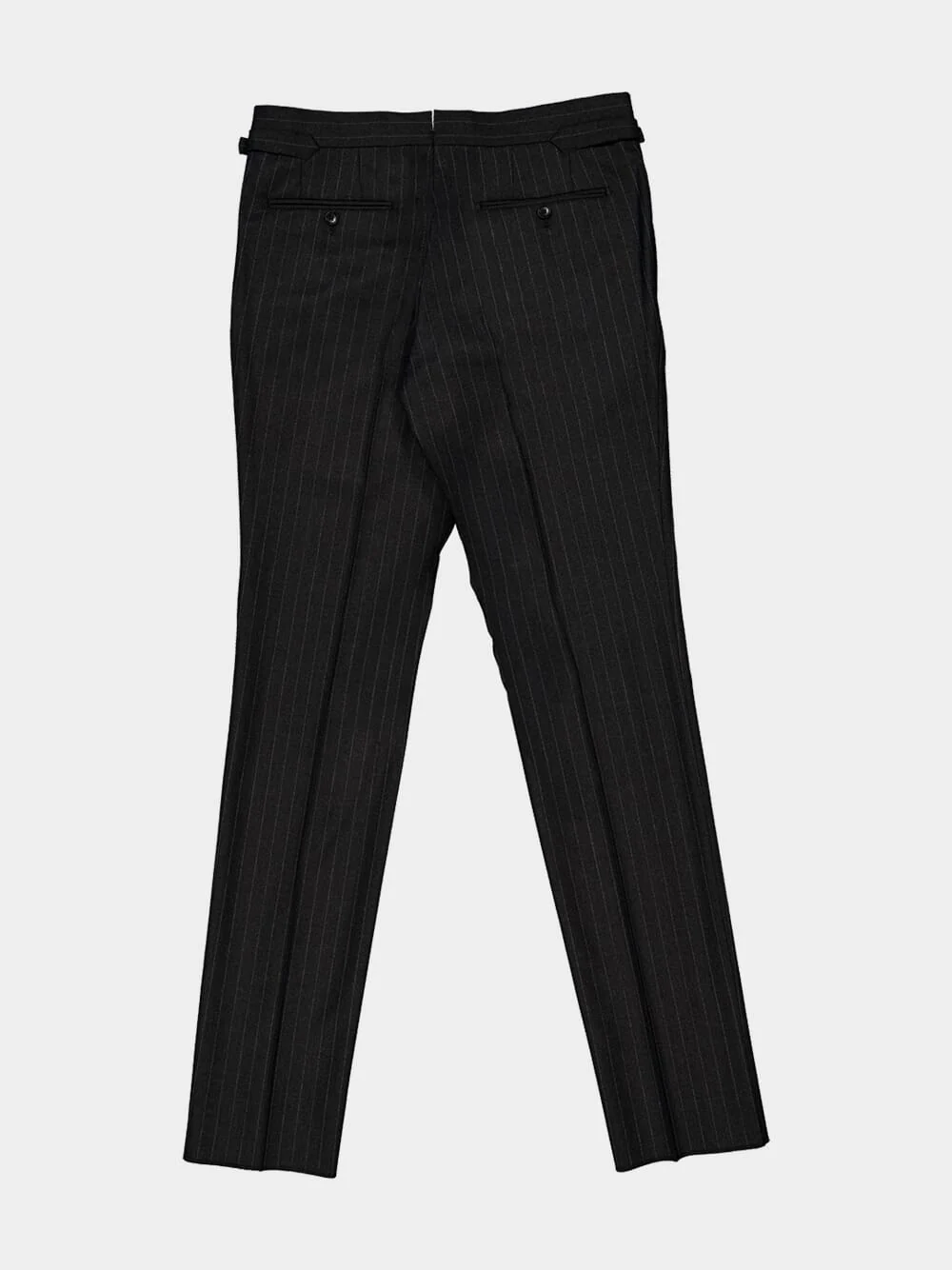 Dark Grey Classic Wool Pants - Image 6