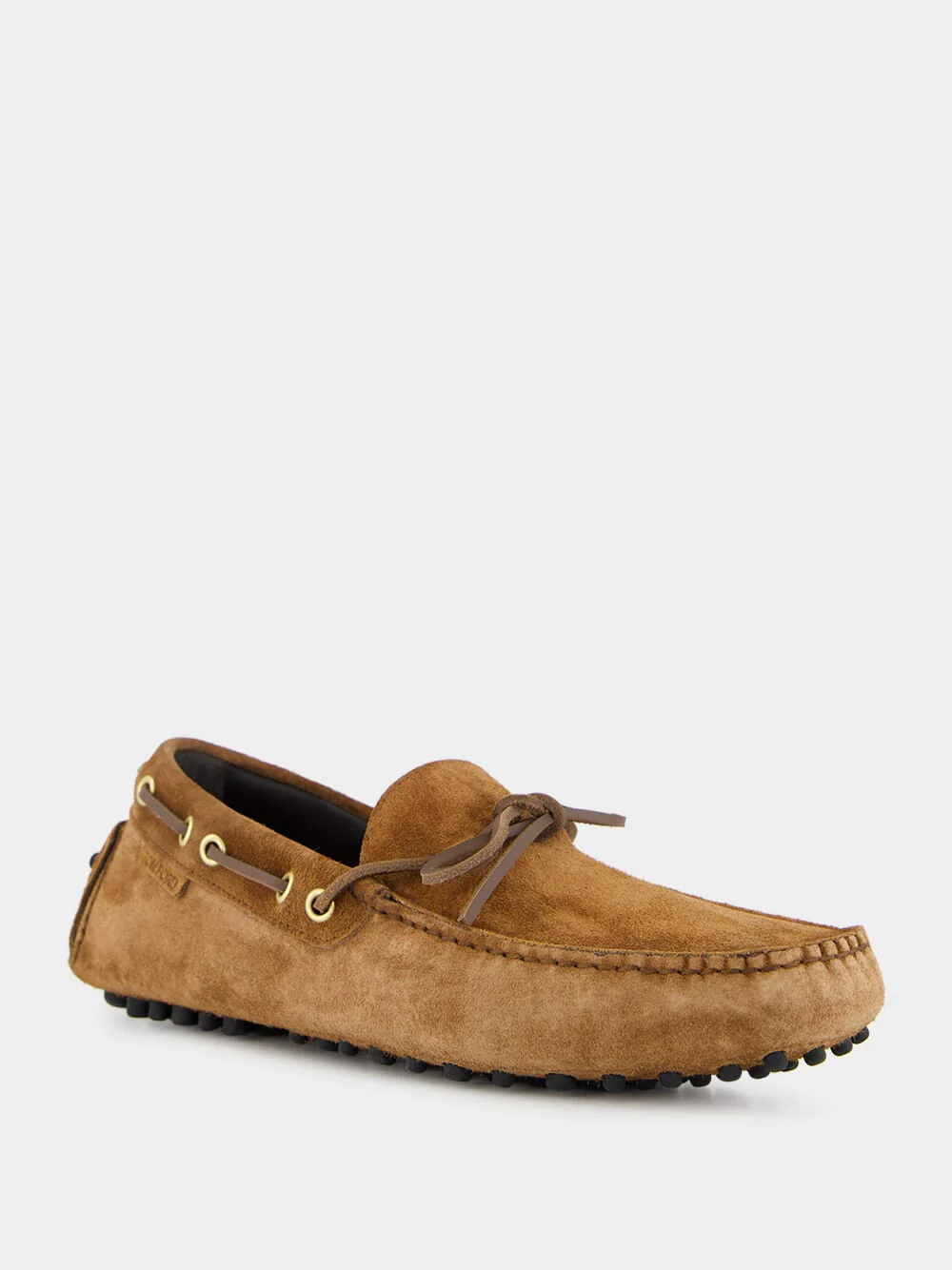 Dark Whiskey Suede Rod Driver Moccasins - Image 2