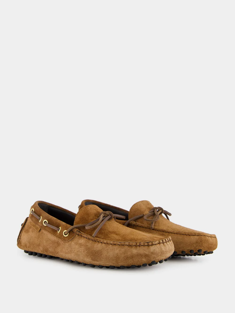 Dark Whiskey Suede Rod Driver Moccasins - Image 3