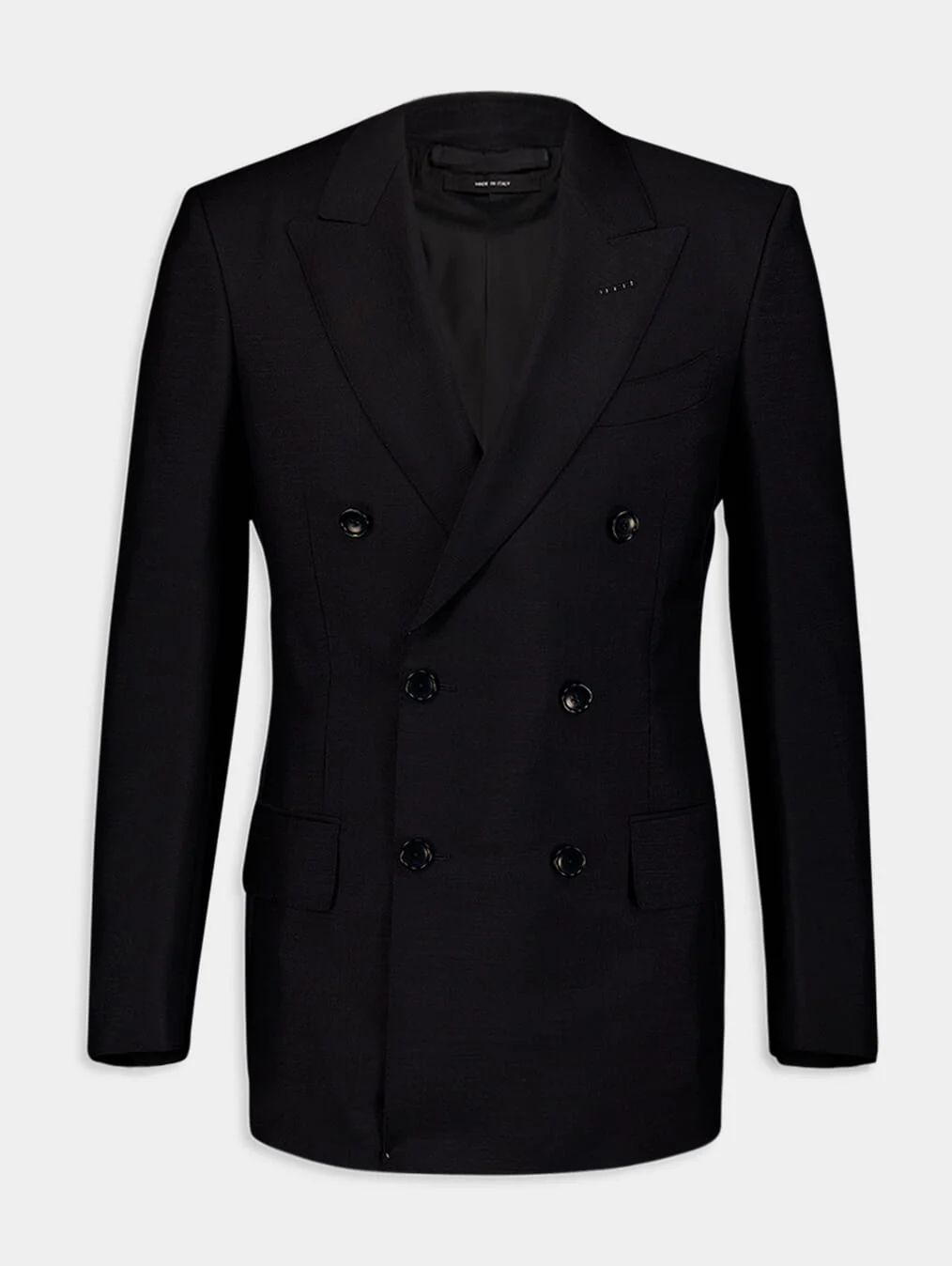 Double-Breasted Mohair-Blend Blazer