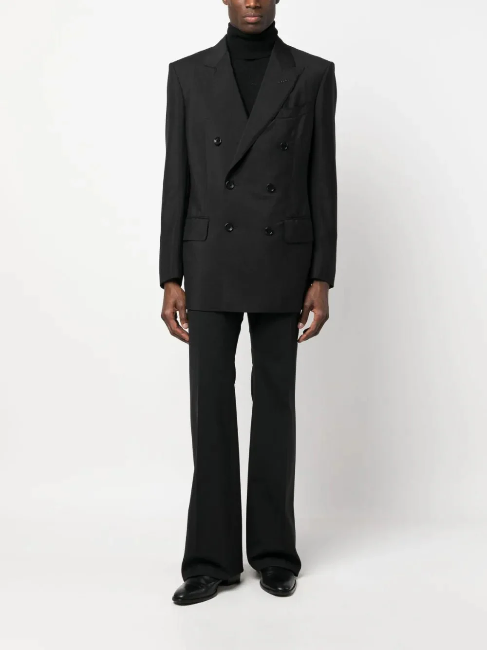 Double-Breasted Mohair-Blend Blazer - Image 2