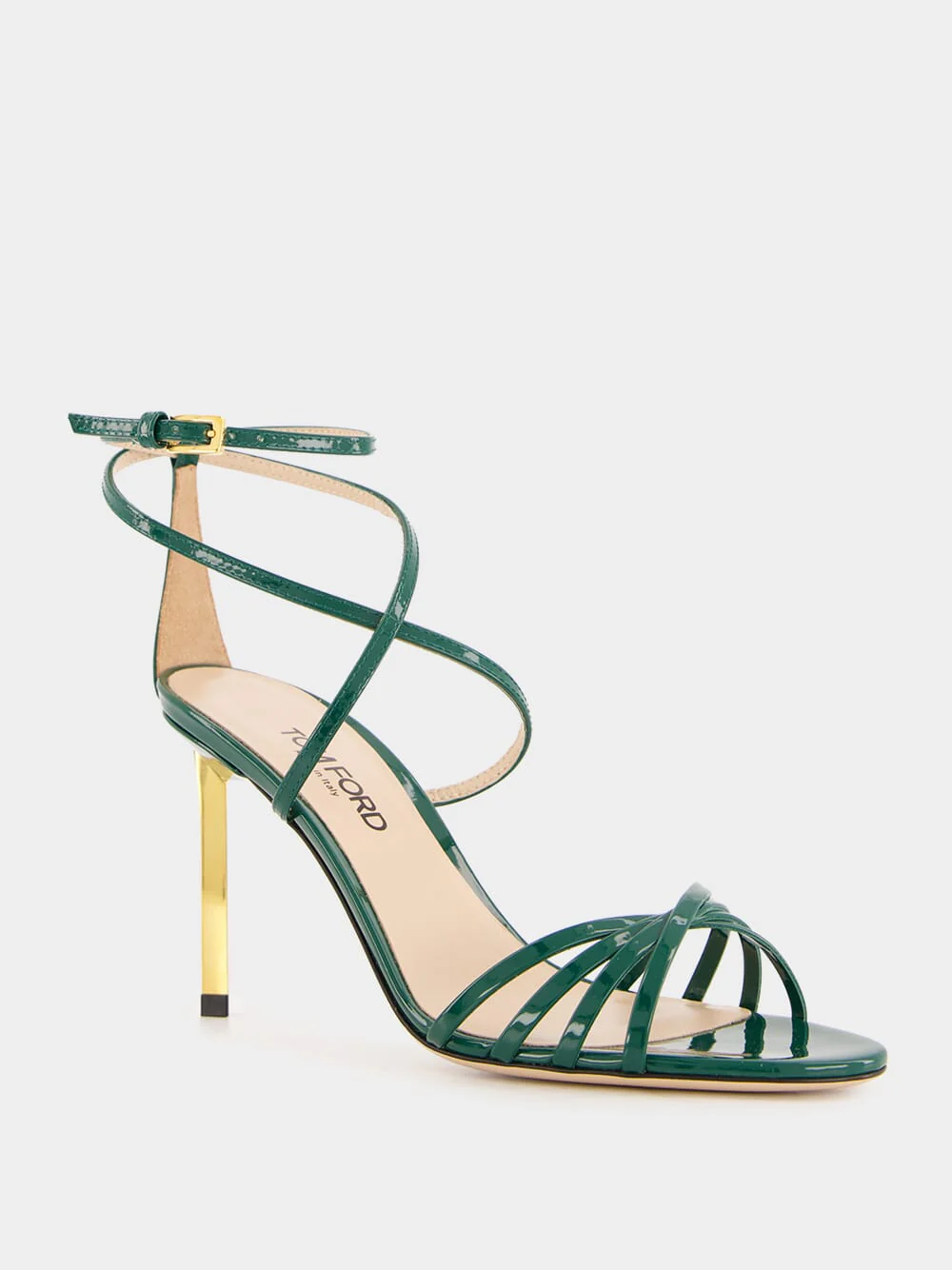 Emerald Green Patent Leather Ida Sandal - Image 2