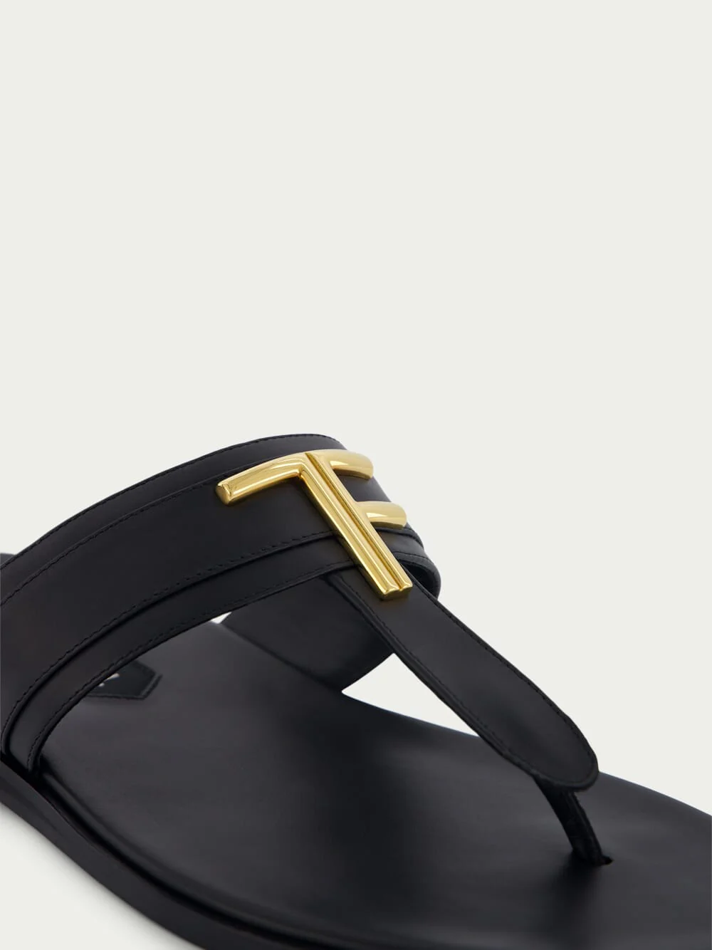 Flip Flops Leather Sandals - Image 6