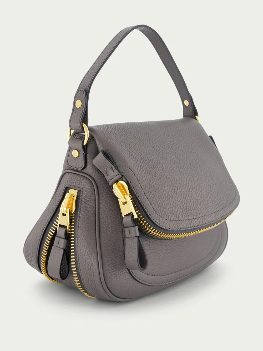 Grain Leather Jennifer Medium Double Strap Bag - Image 2