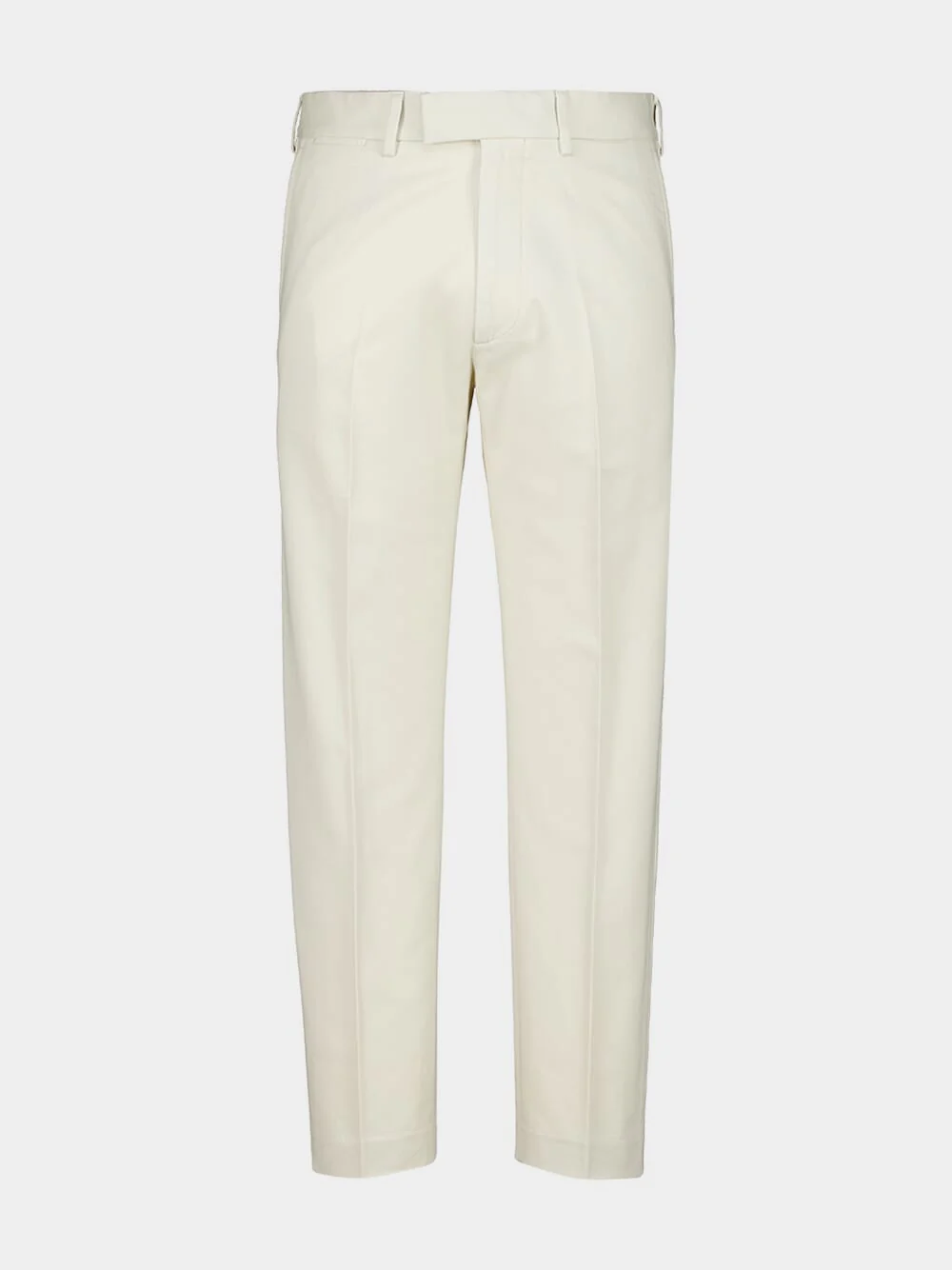 Ivory Brushed Cotton Drill Chino