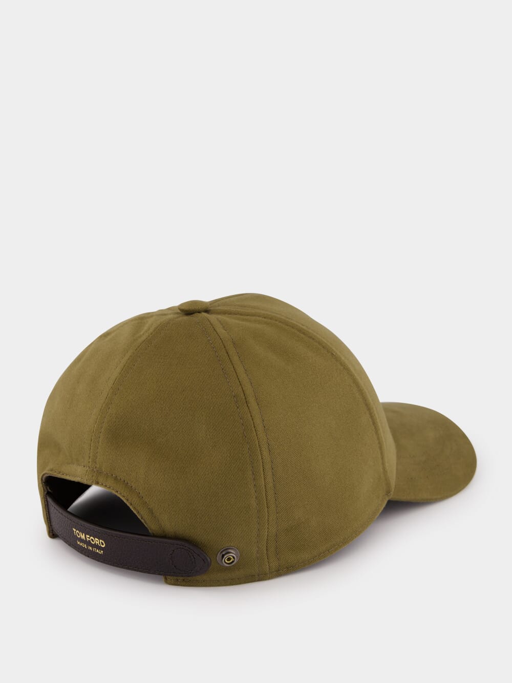 Khaki Canvas Cap with TF Logo - Image 2