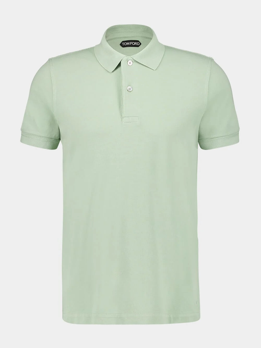 Light Green Tennis Piqué Polo Shirt