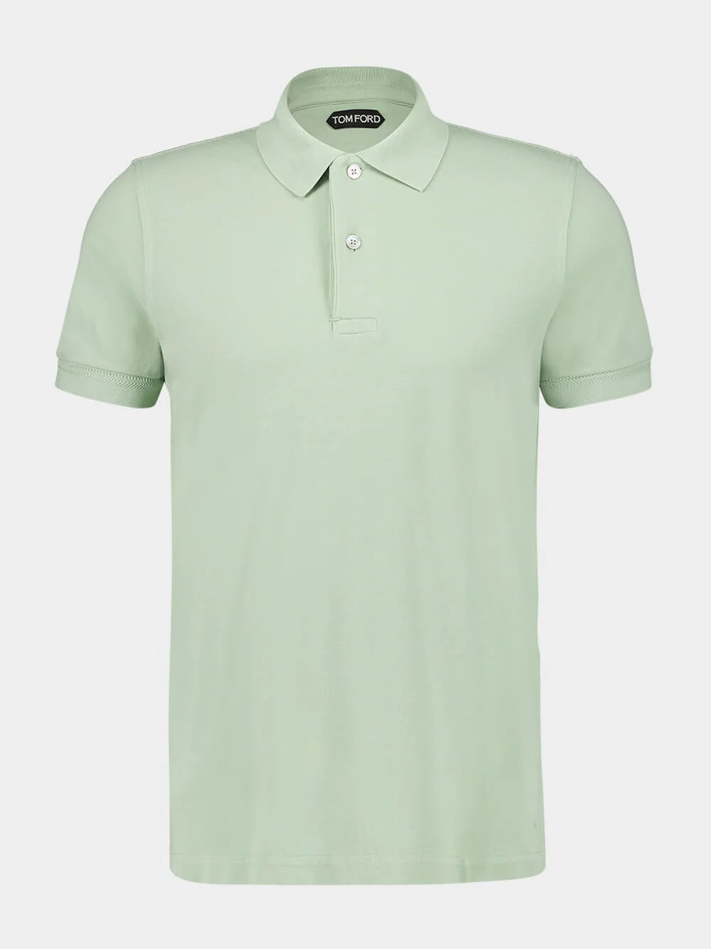 Light Green Tennis Piqué Polo Shirt - Image 5
