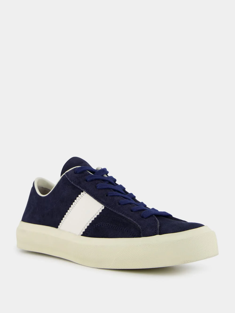Midnight Blue Suede Cambridge Sneaker - Image 2