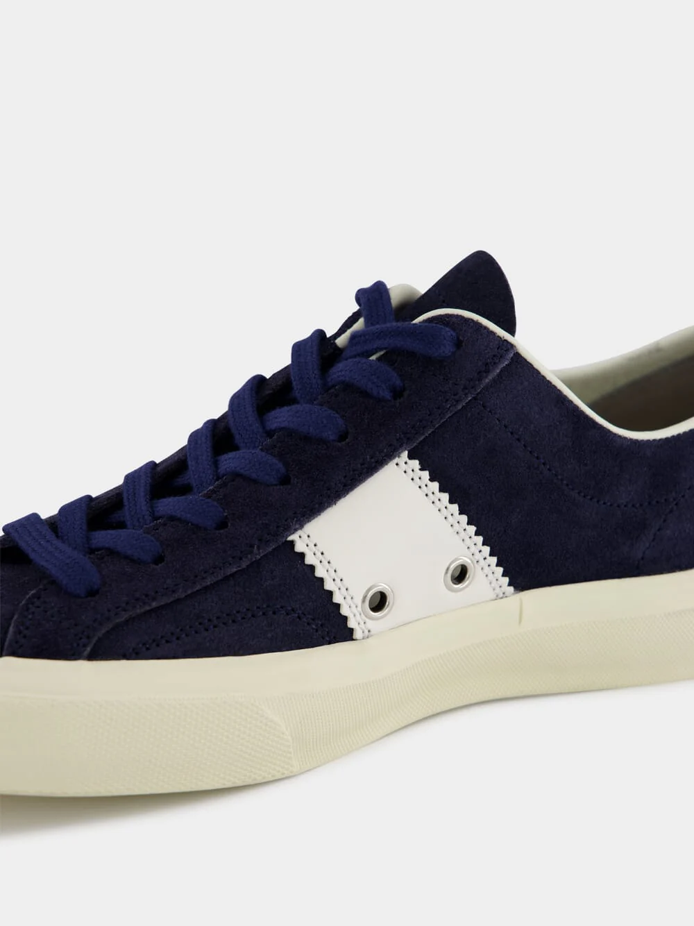 Midnight Blue Suede Cambridge Sneaker - Image 7
