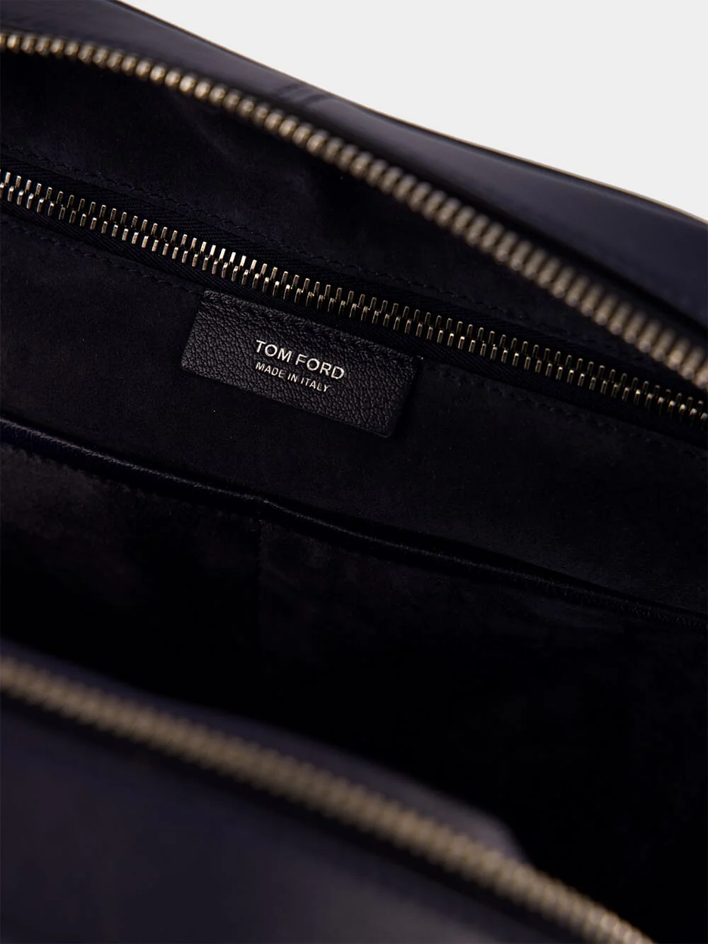 Navy Blue Grain Leather Backpack - Image 6