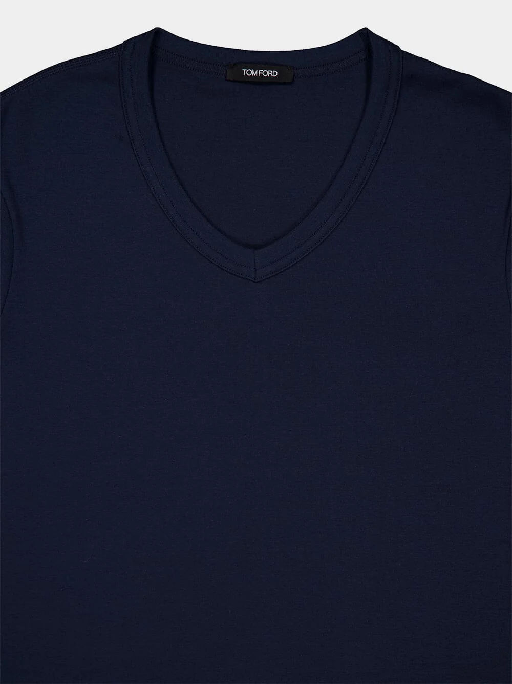 Navy Blue V-Neck T-Shirt - Image 3