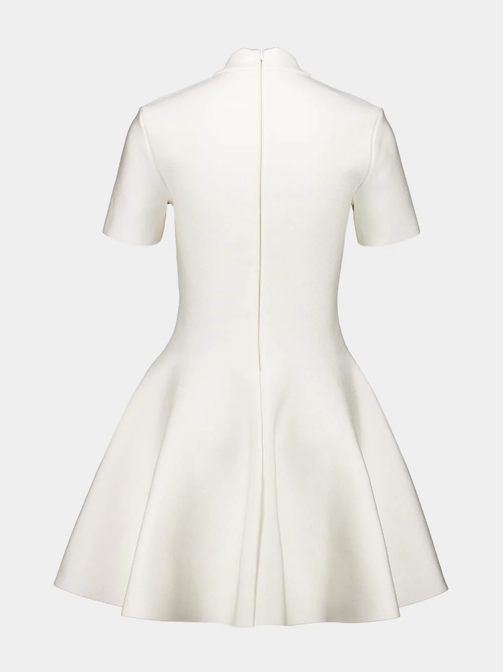Off White Tulip Skirt Mini Dress - Image 3