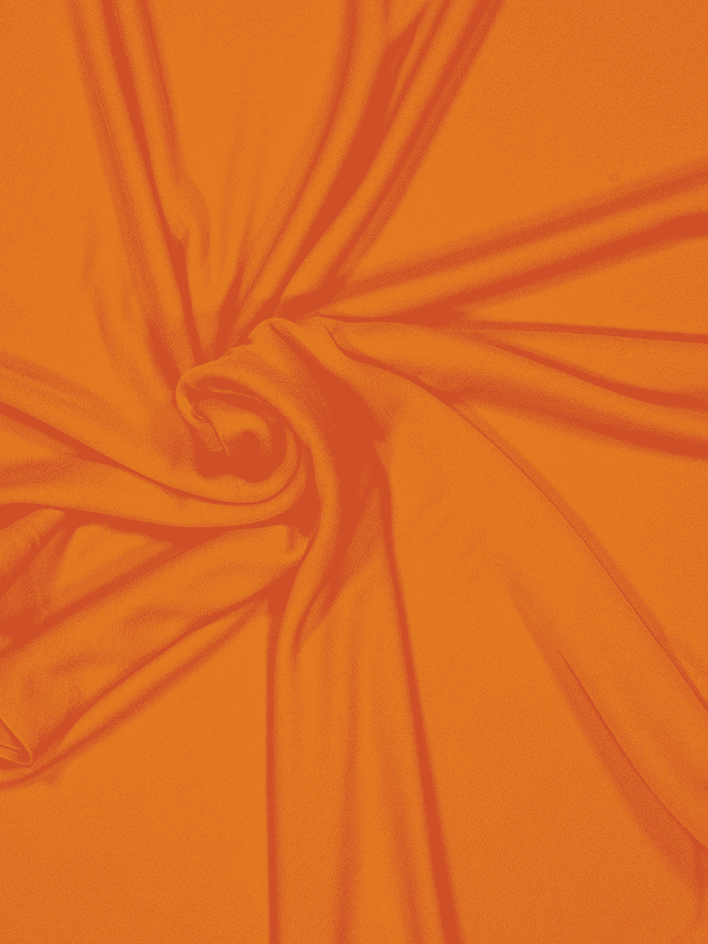 Orange Fluorescent Jersey Asymmetric Sleeveless Dress - Image 4