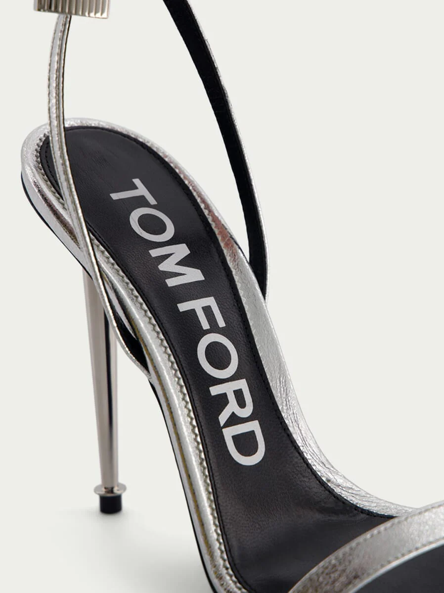 Padlock-Detail Sandals - Image 6