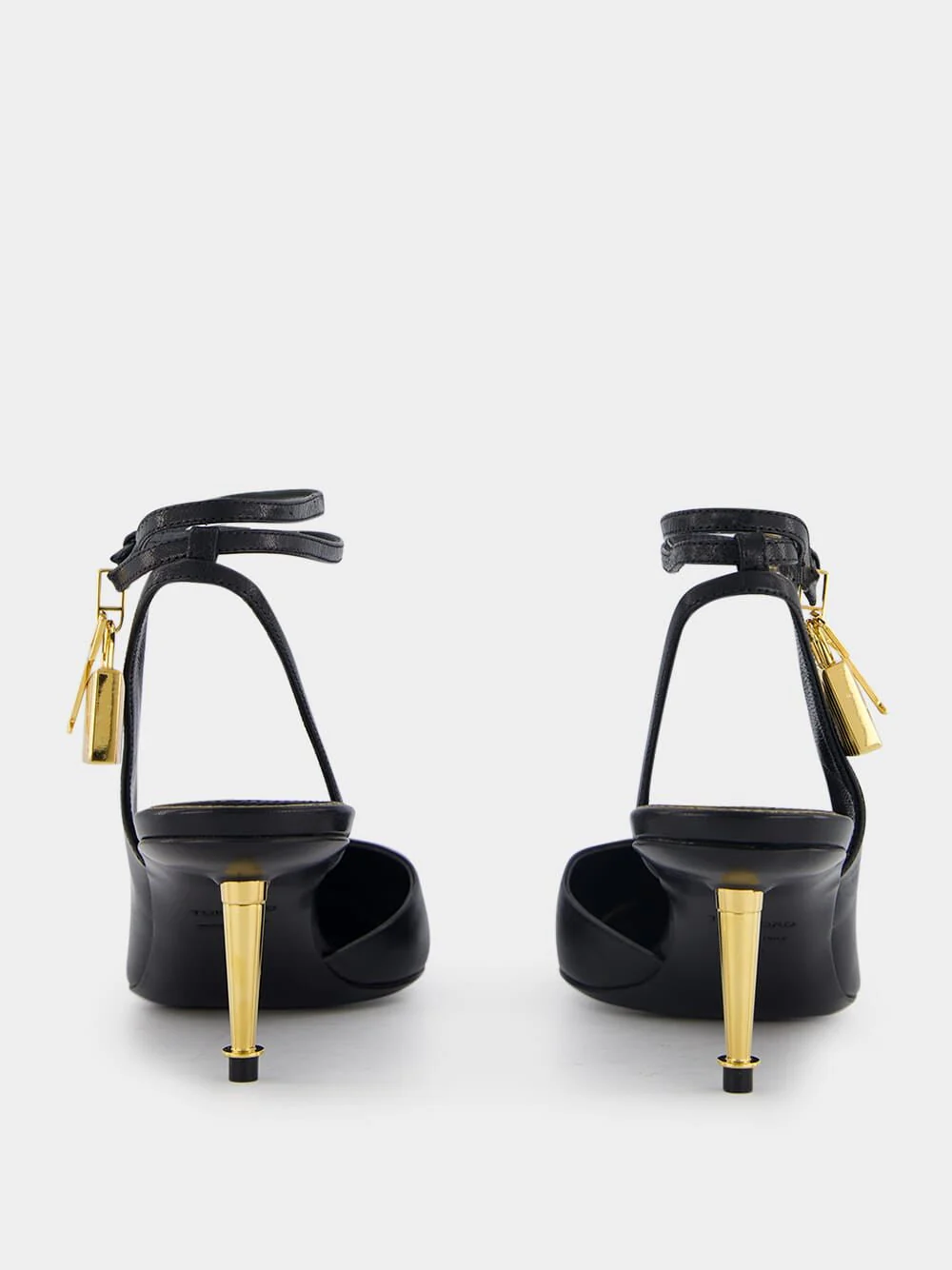 Padlock Slingback 55mm Leather Pumps - Image 5