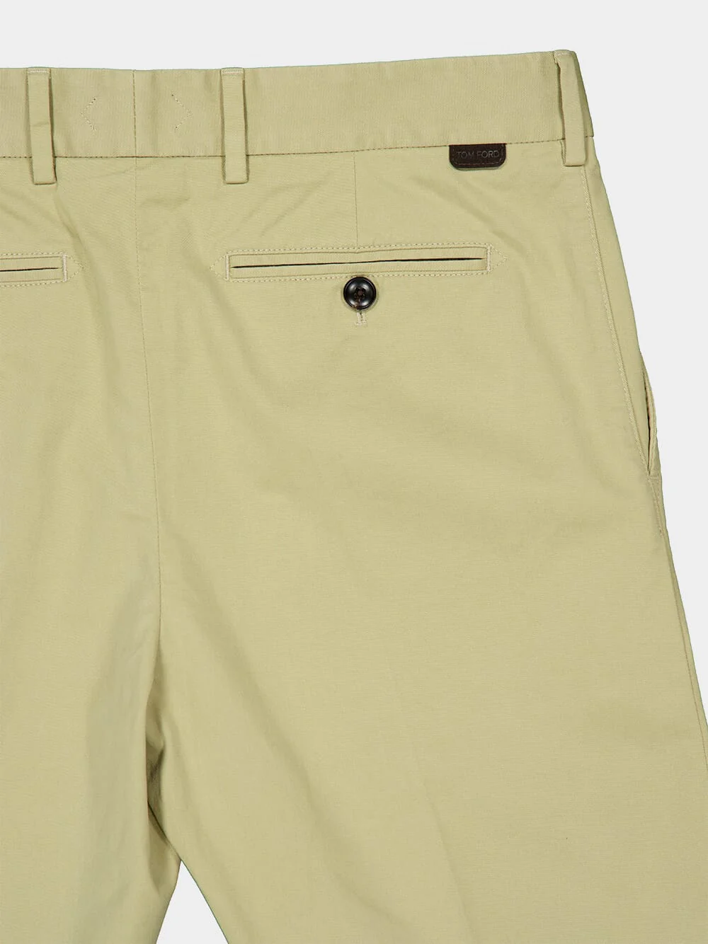 Dark Champagne Stretch Cotton Twill Chinos - Image 4