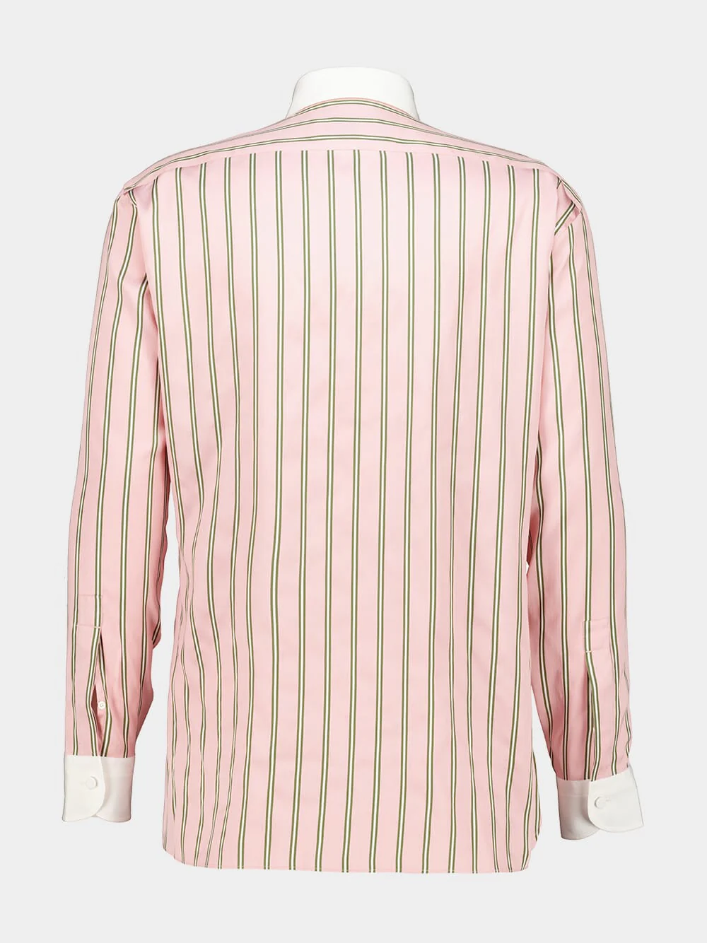 Pipa Oxford Stripe Silk Jacquard Shirt - Image 3