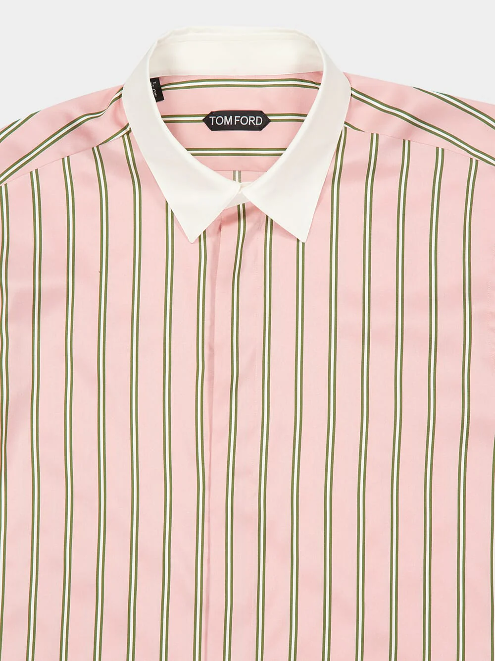 Pipa Oxford Stripe Silk Jacquard Shirt - Image 4