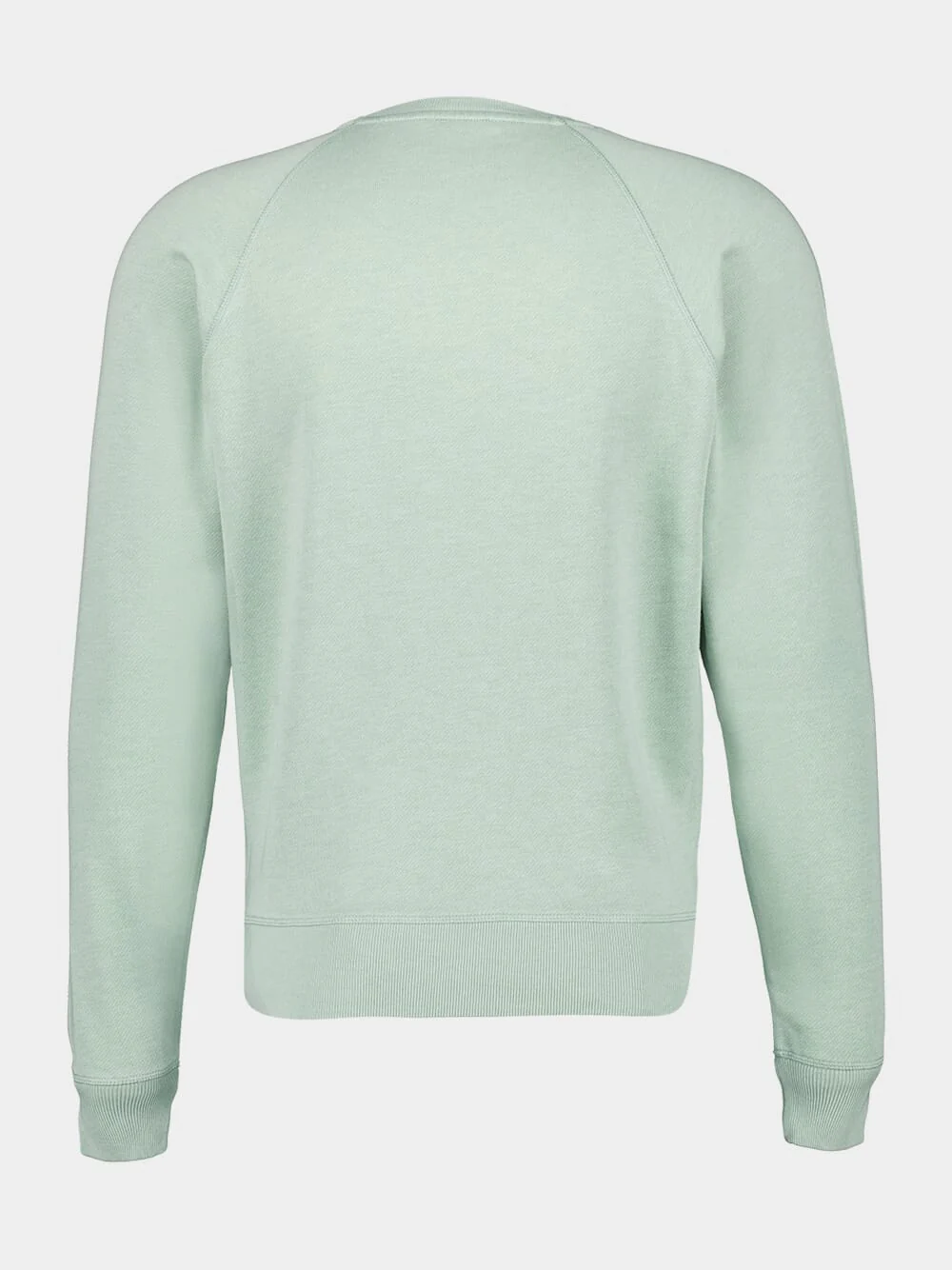 Pistachio Crewneck Cotton Sweatshirt - Image 2